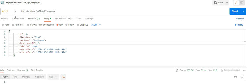 EF Core in .NET 7 API